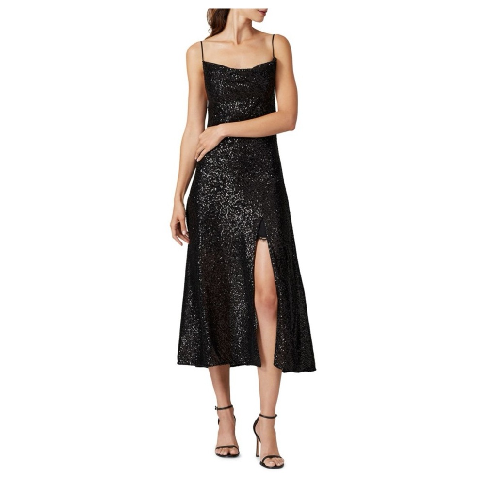 SIMKHAI Cowlneck Slip Dress